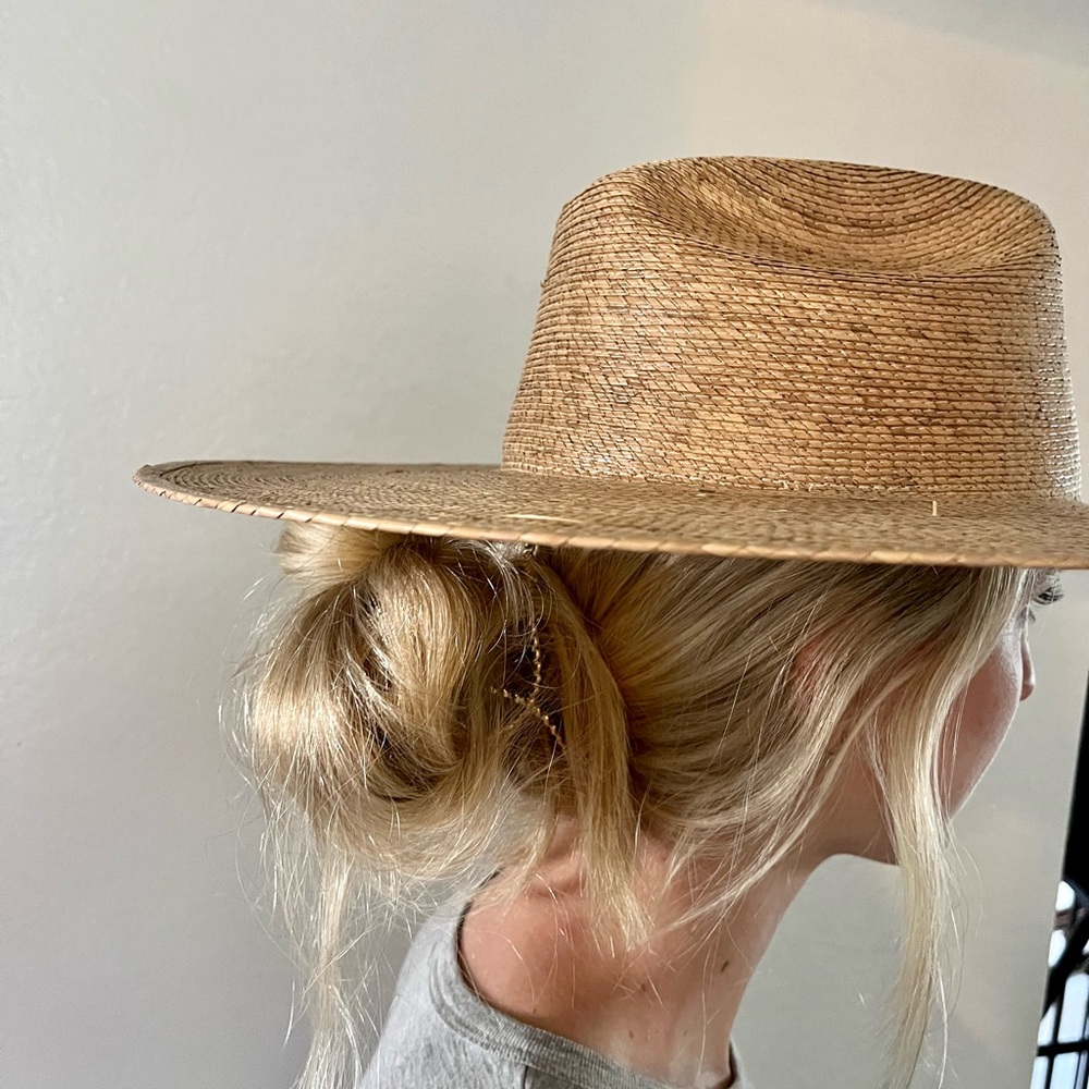Natural Straw Wide-Brim Hat - Women Accessories